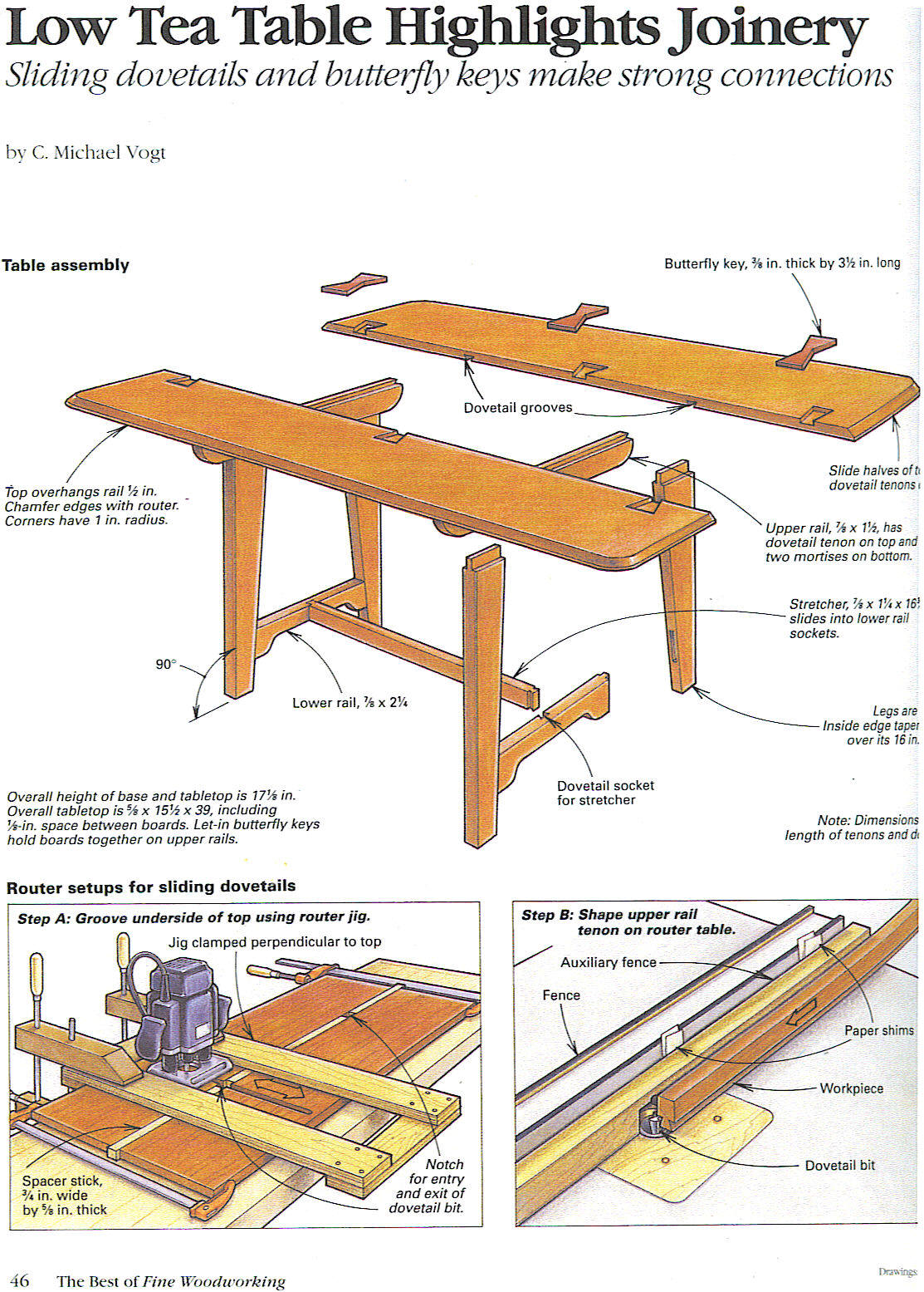 Low Tea Table Highlights Joinery