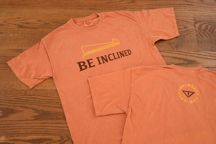 R S BE INCLINED T-SHIRTS