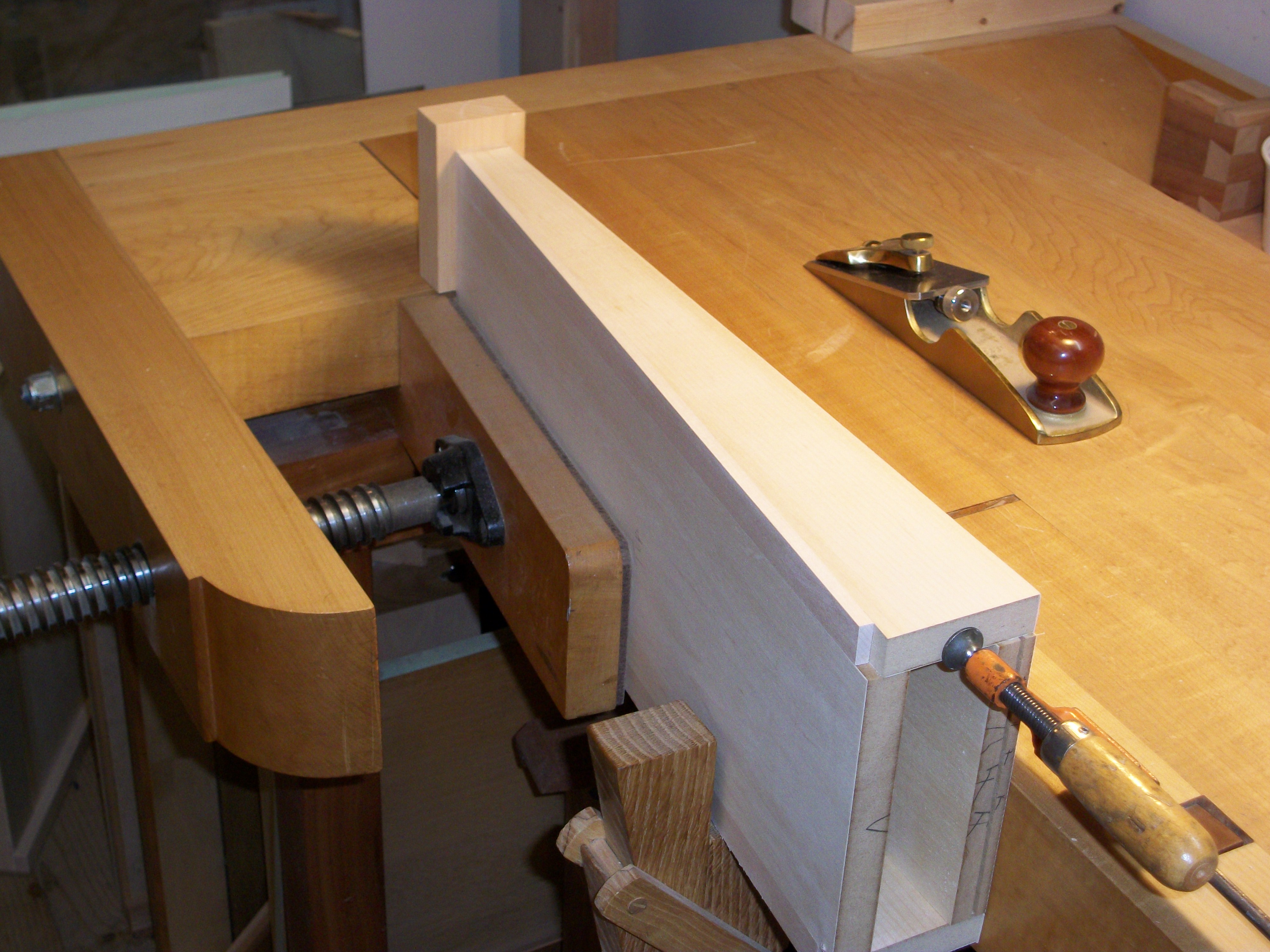 Woodwork Woodworking Bench Tail Vise PDF Plans